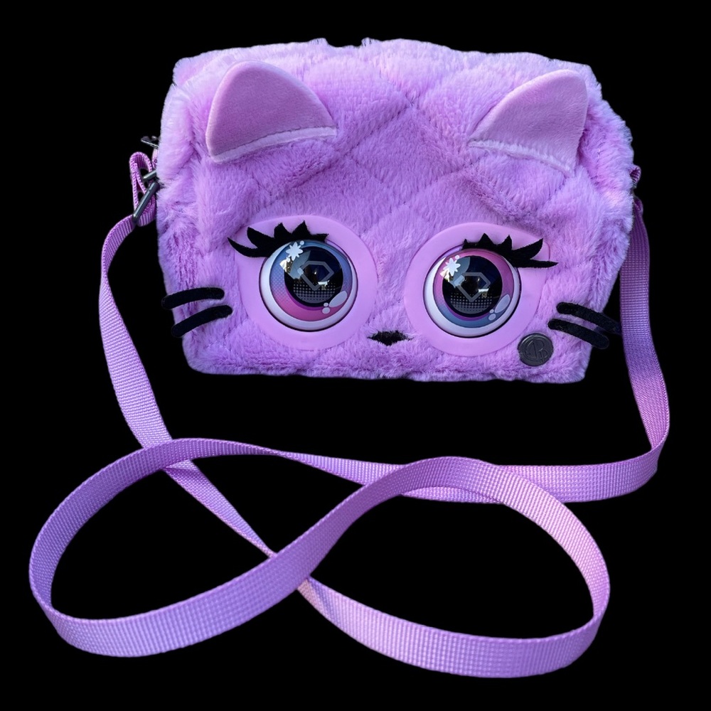 Purse Pets Cattitude Interactive Pet Toy & Crossbody Kawaii Girls Purse Sounds